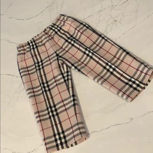 Burberry Nova Check Wool Pants, 2T